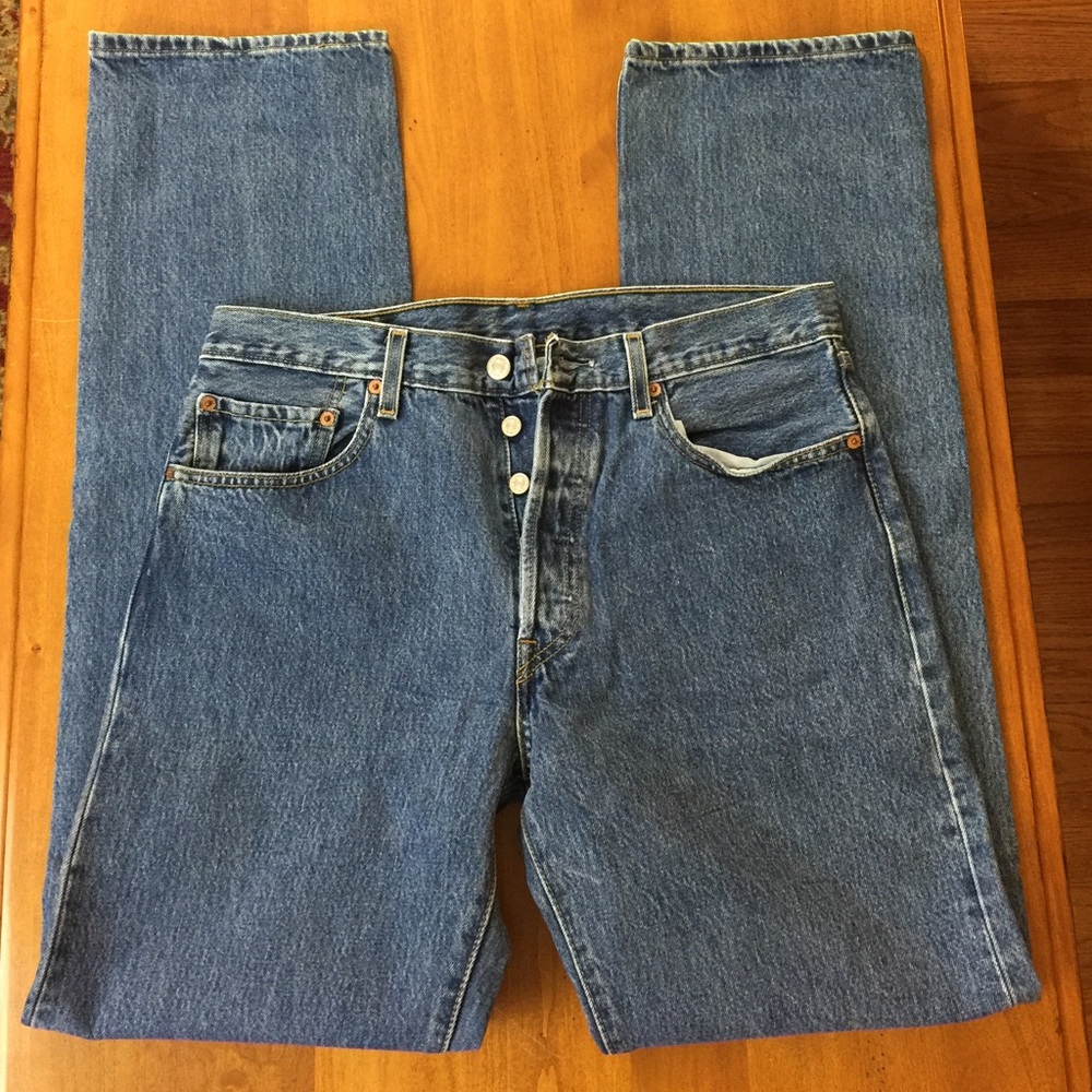 Levi's Button Fly 501 Jeans W34 L36