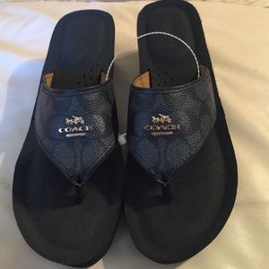 Coach thong sandals 7.5