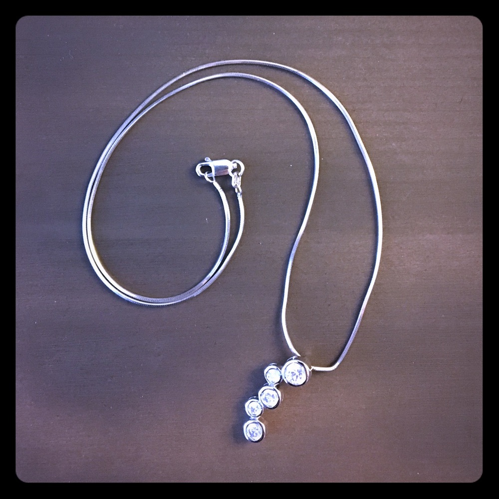 925 Sterling silver bubble necklace