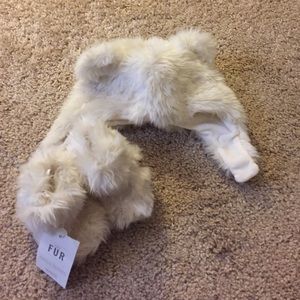 Restoration Hardware hat and booties