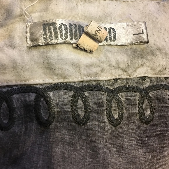 Monoreno gray casual dress with fringe belt _2 - Picture 4 of 4