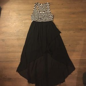 Sleeveless High Low Dress