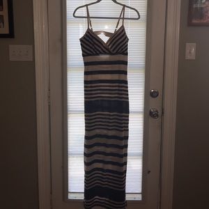 Black and cream Maxie dress.