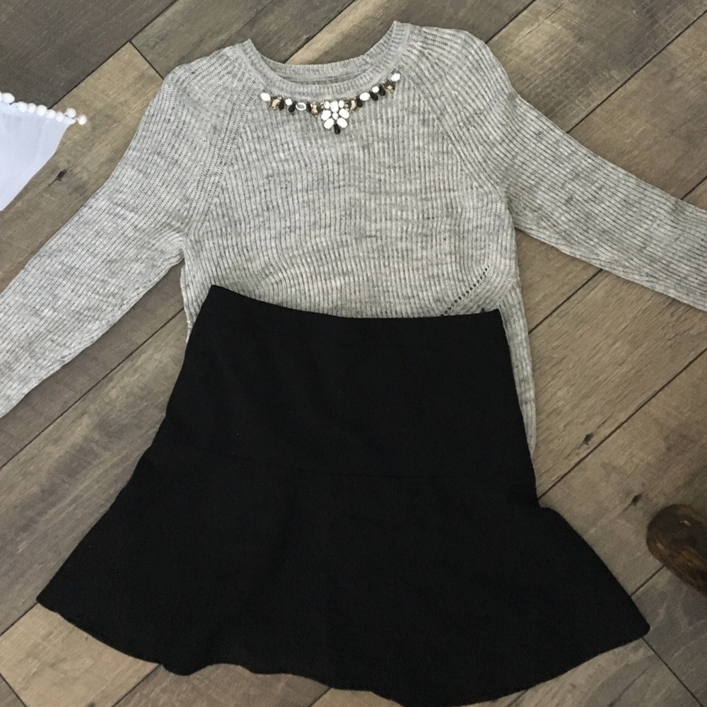 LOFT sweater/skirt.