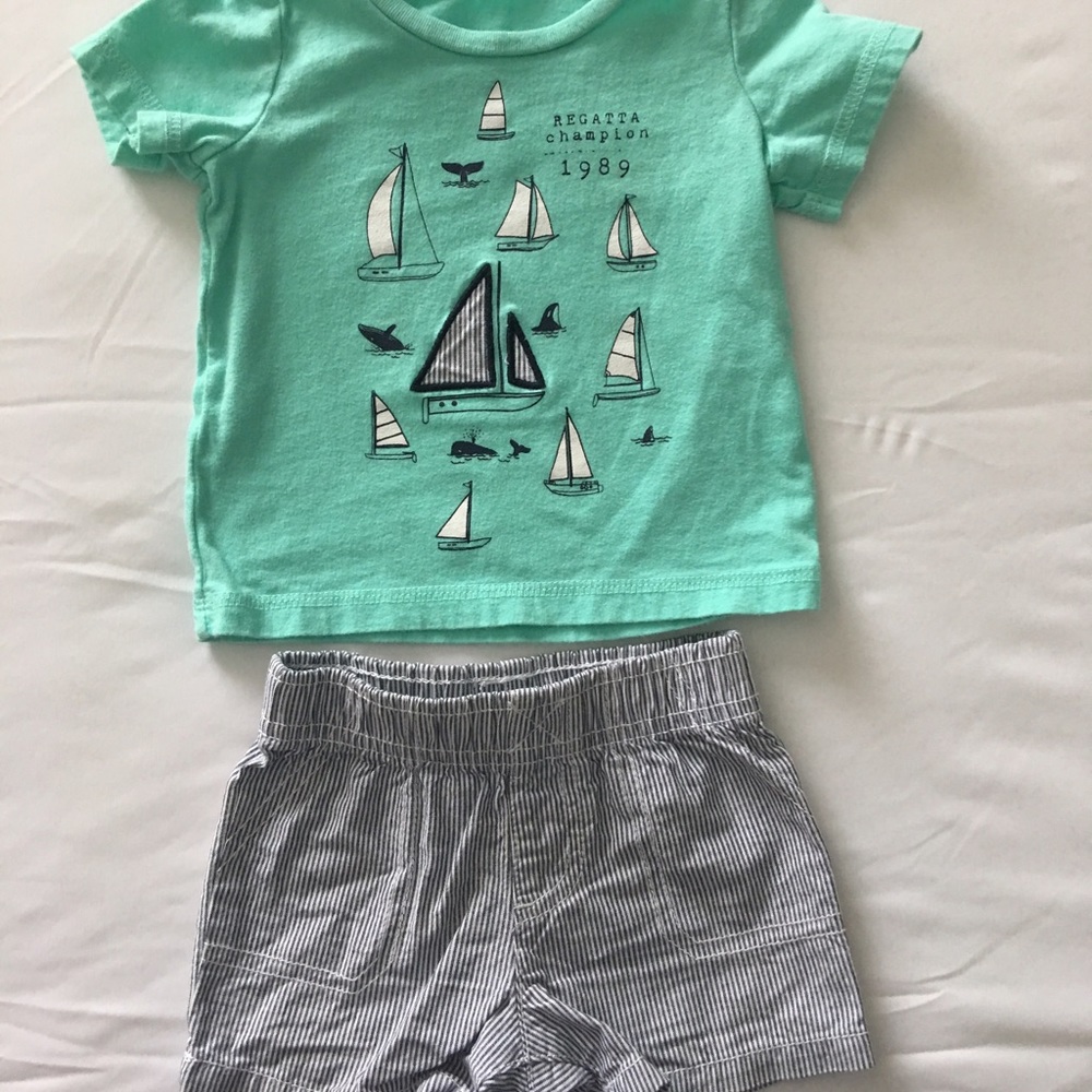 Carter's Regatta Tee & Shorts Set