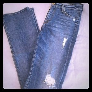 Distressed 7 for All Mankind denim