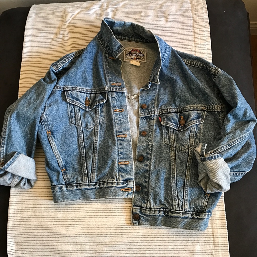Levi's vintage cropped denim jacket