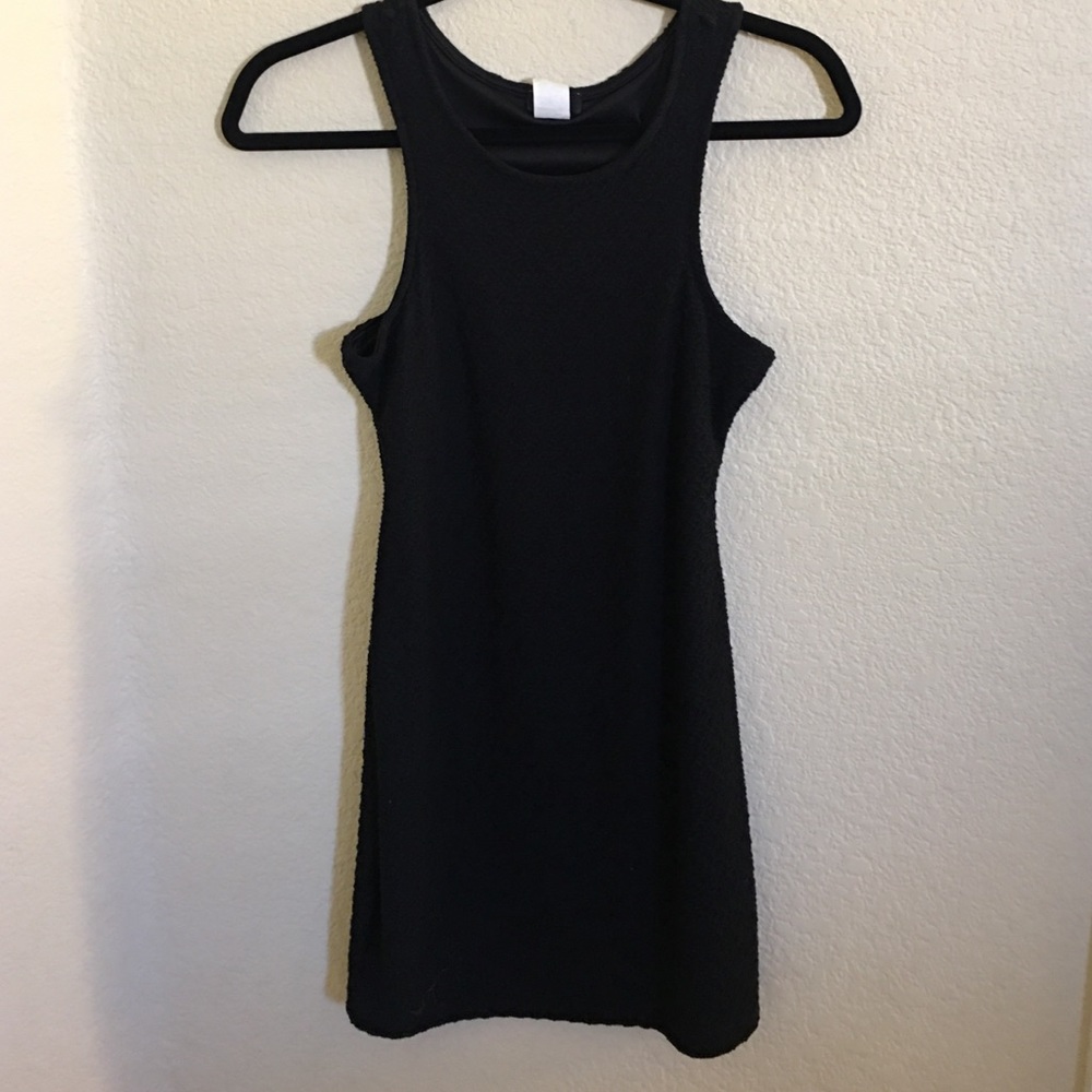 Tight fitted black dress