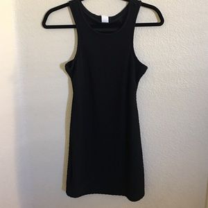 Tight fitted black dress