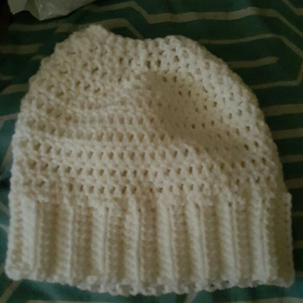 Messy bun hat