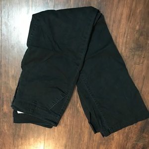American Eagle black kickboot pants
