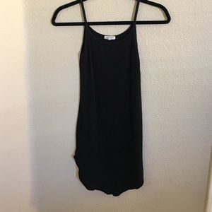 Ribbed black dress