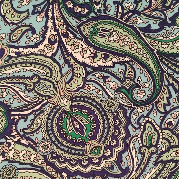 Talbots cotton sheath paisley dress - Picture 3 of 4