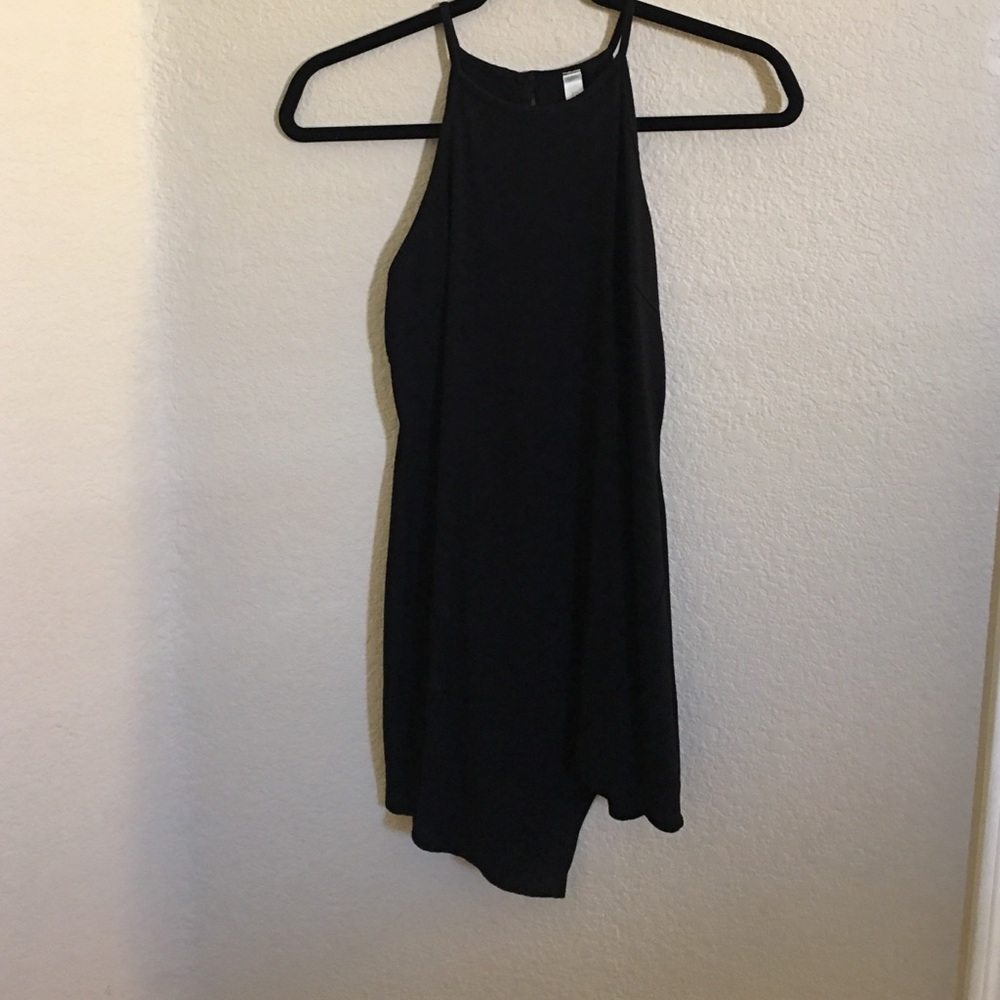 Tight black dress