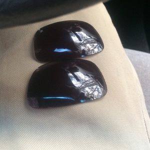 Oakley 5 squared black polarized lens
