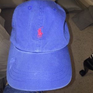 Blue polo hat