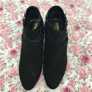 Black Suede Booties!