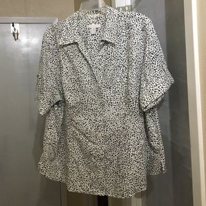 Chico's women's short sleeve blouse