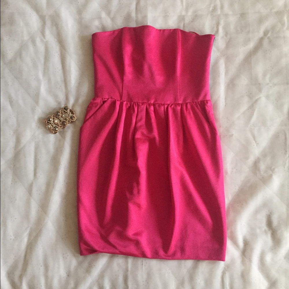 Strapless Cutout Dress