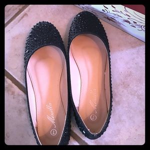 Sparkly flats