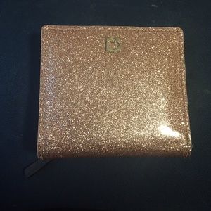 Sparkly pink kate spade wallet