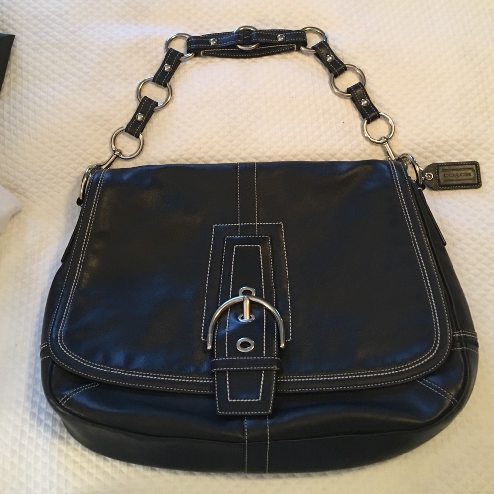 COACH leather handbag