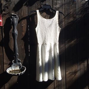 White Divided dress