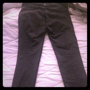 Athleta size LG zigzag/chevron leggings