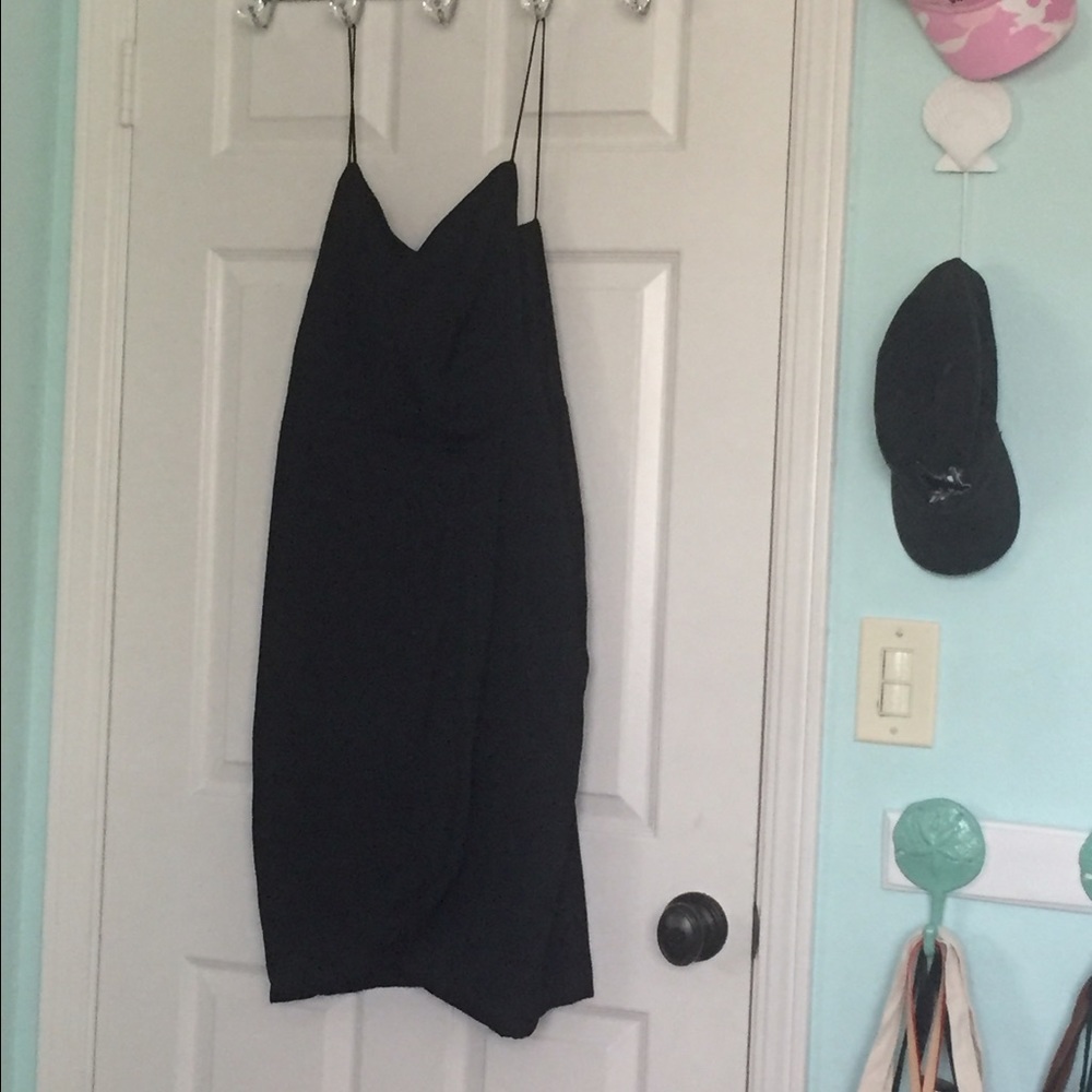 Black gently used banana republic dress