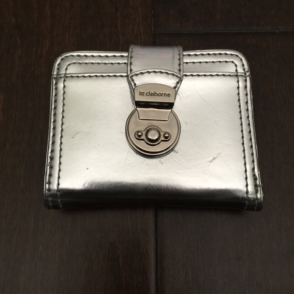 Liz Claiborne Silver Wallet