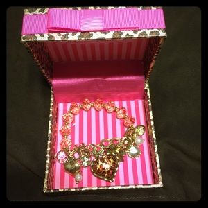 Betsey Johnson charm bracelet