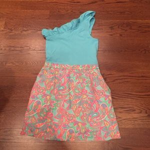 Lilly Pulitzer One Shoulder Dress!