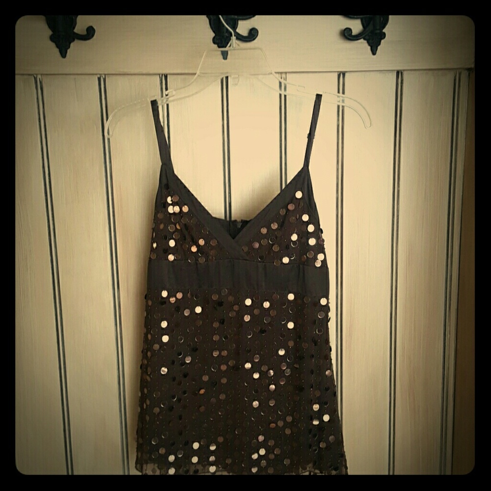 Sequin cami top