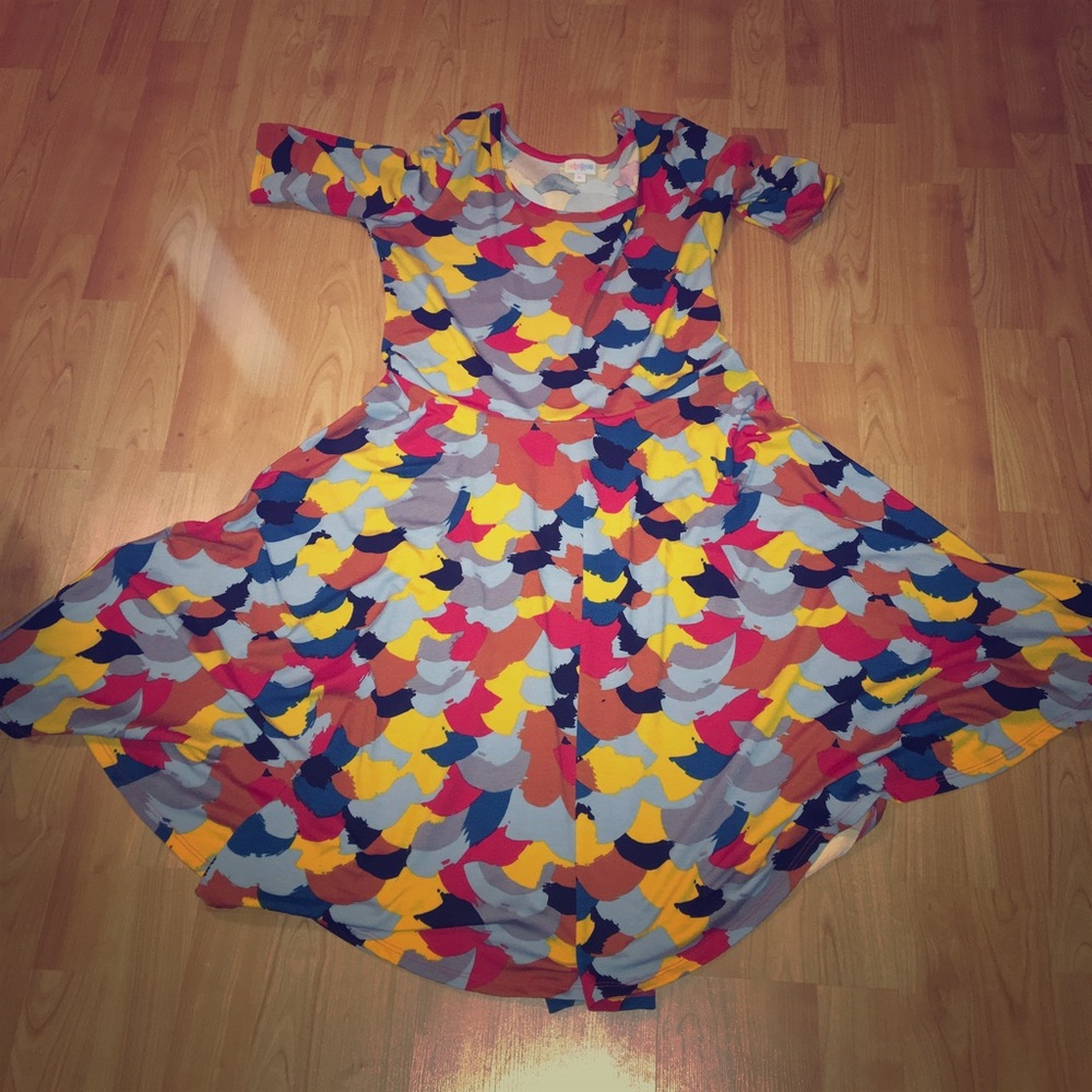 LuLaRoe Nicole Dress, XL