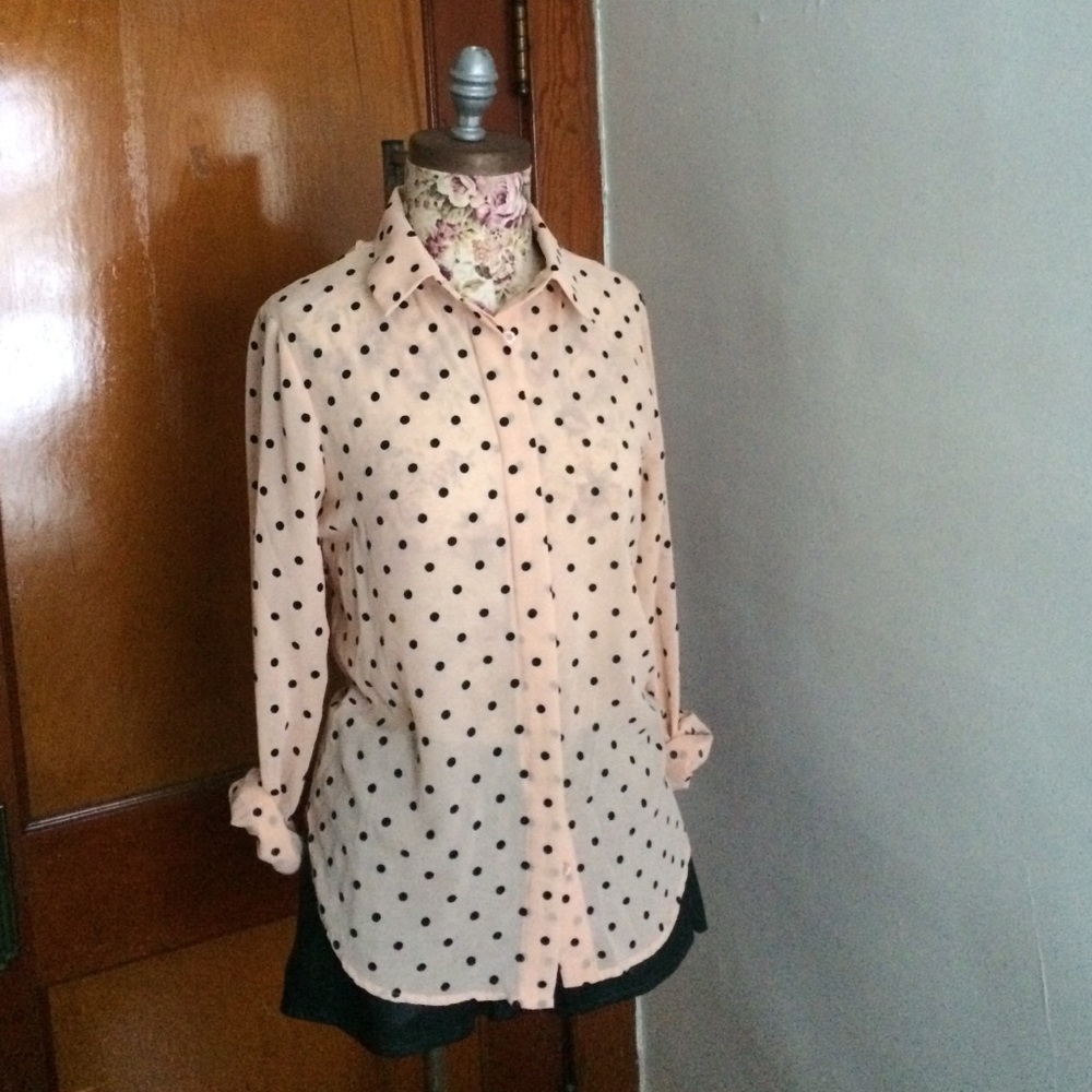 Mink Pink open back blouse