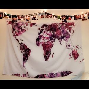 World Map Tapestry