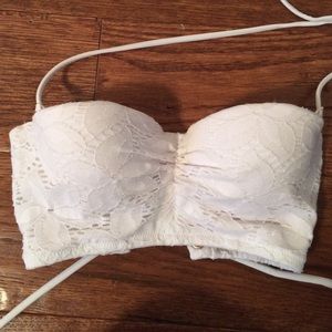 Victoria's Secret bustier swim top