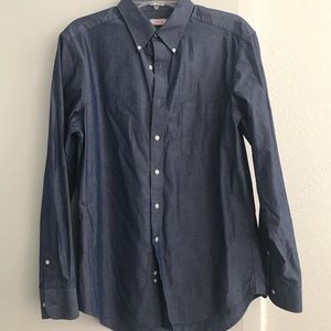 Izod Denim-like Casual Button Down
