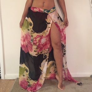 Colorful beach cover up