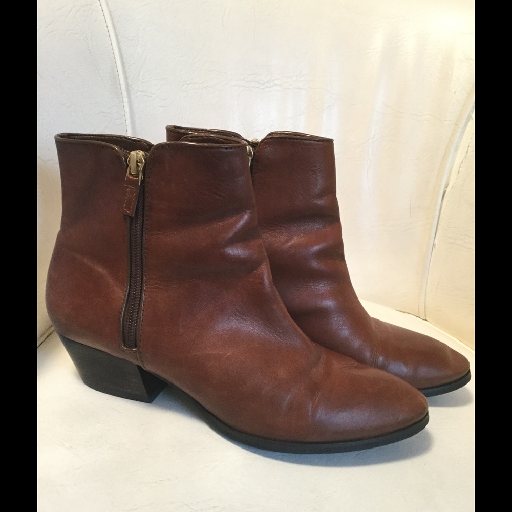 Franco Sarto Leather Booties
