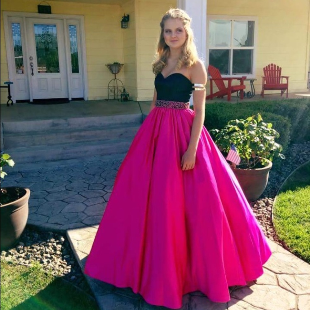 Pink Sherri hill dress