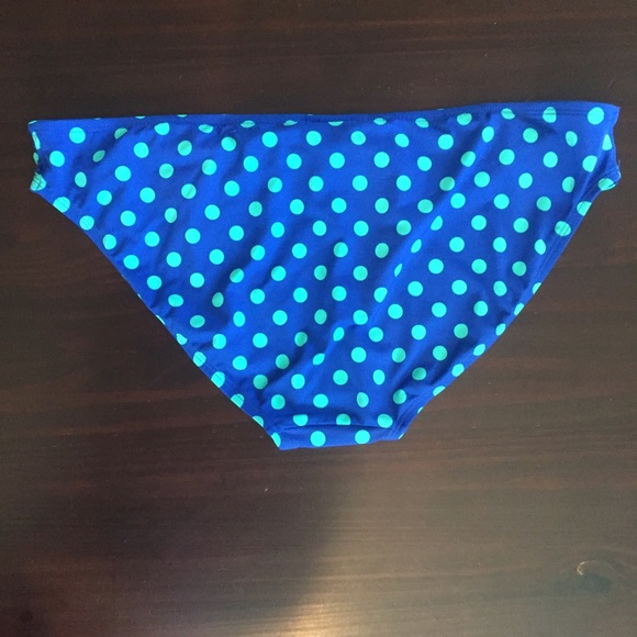 Apt. 9 Blue Polka Dot Bikini Bottoms - Picture 4 of 5