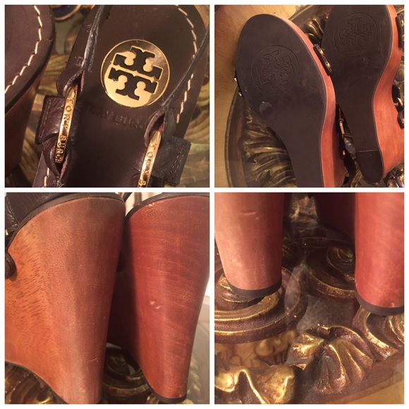 SOLD Tory Burch Beckett Platform Brown 9 - Picture 4 of 4