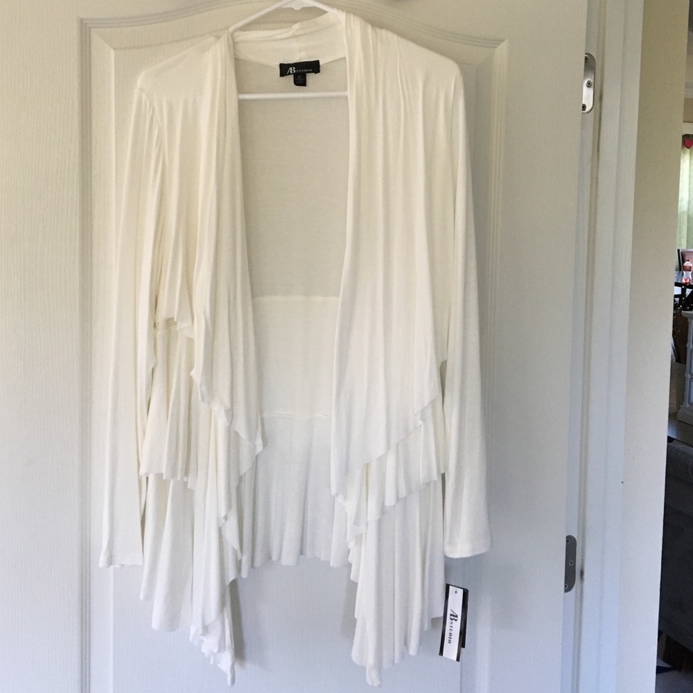 AB Studio ivory cardigan - new with tags