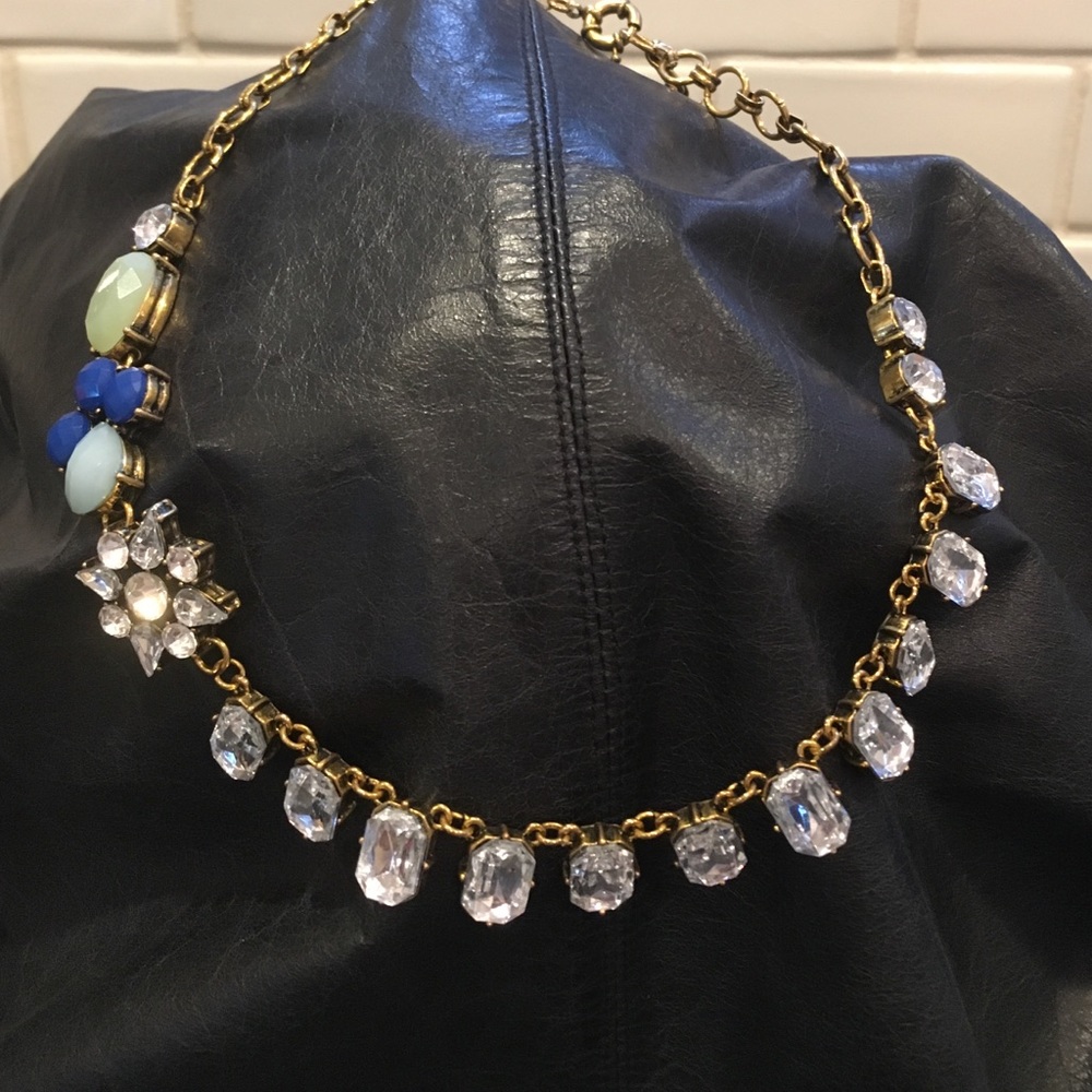 Chunky jeweled necklace