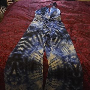 Bebe halter jumpsuit