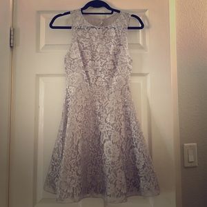 Alice + Olivia "Natalia" Open Back Lace Dress. NWT