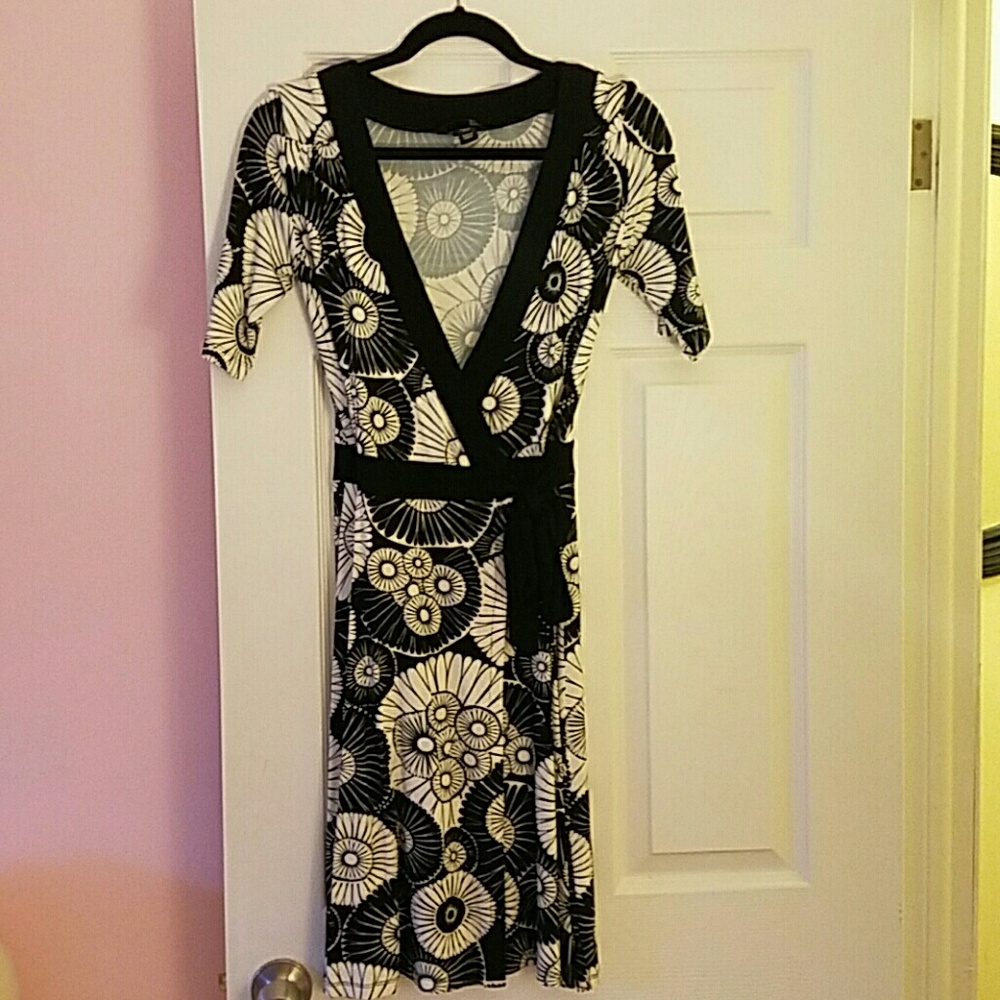 Wrap dress.