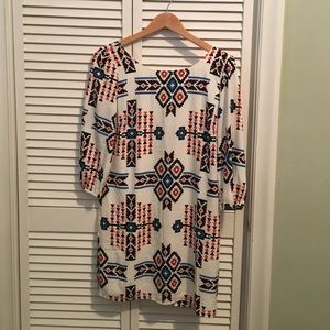 Aztec inspired dress.