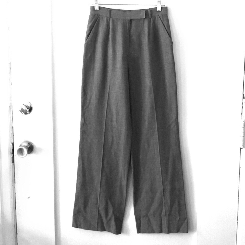 ICB GRAY DRESS PANTS. USA6, EURO38